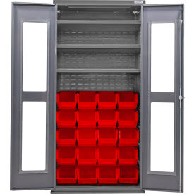 GoVets Clear-View Configurable Bin Cabinet 36