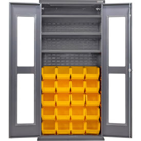 GoVets Clear-View Configurable Bin Cabinet 36