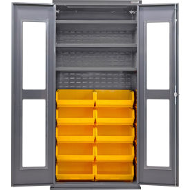 GoVets Clear-View Configurable Bin Cabinet36