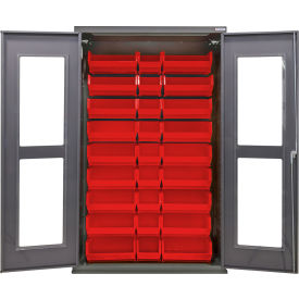 GoVets Clear-View Configurable Bin Cabinet 48