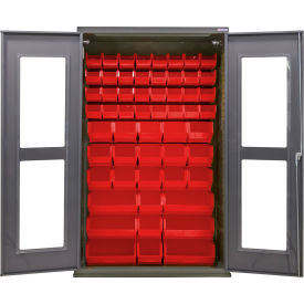 GoVets Clear-View Configurable Bin Cabinet 48