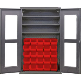 GoVets Clear-View Configurable Bin Cabinet 48