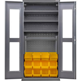 GoVets Clear-View Configurable Charging Cabinet 36