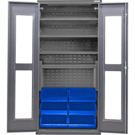 GoVets Clear-View Configurable Charging Cabinet 36