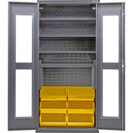 GoVets Clear-View Configurable Charging Cabinet 36