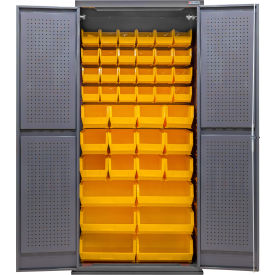 GoVets E-Lock Configurable Pegboard Cabinet 36