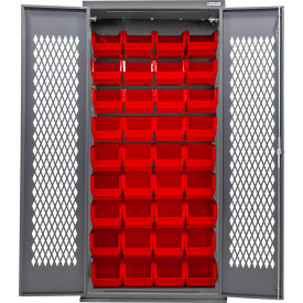 GoVets Configurable Ventilated Bin Cabinet 36