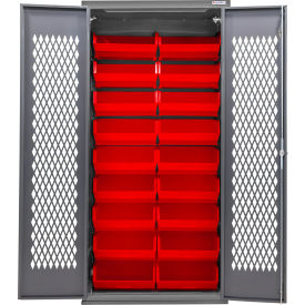 GoVets Configurable Ventilated Bin Cabinet 36