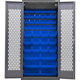 GoVets Configurable Ventilated Bin Cabinet 36