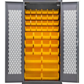 GoVets Configurable Ventilated Bin Cabinet 36