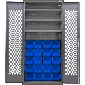 GoVets Configurable Ventilated Bin Cabinet 36