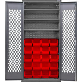 GoVets Configurable Ventilated Bin Cabinet 36