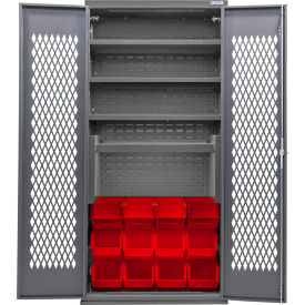 GoVets Configurable Ventilated Bin Cabinet 36