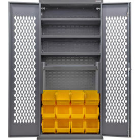 GoVets Configurable Ventilated Bin Cabinet36