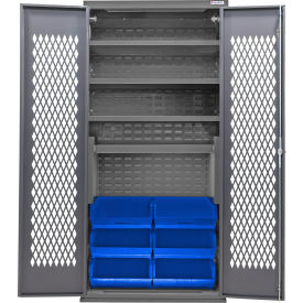 GoVets Configurable Ventilated Bin Cabinet 36
