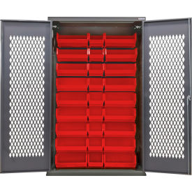GoVets Configurable Ventilated Bin Cabinet 48