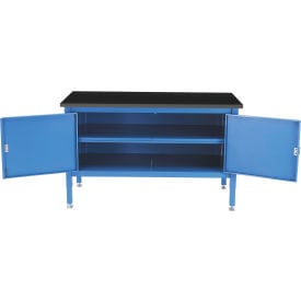 GoVets™ Security Cabinet Bench w/ Phenolic Resin Safety Edge Top 60