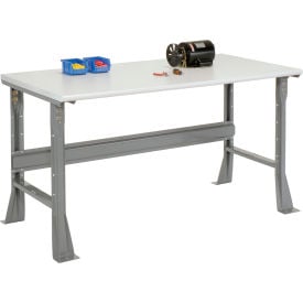 GoVets™ Flared Leg Workbench w/ ESD Safety Edge Top 72