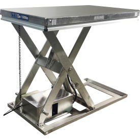 GoVets™ Stainless Steel Power Scissor Lift Table 48