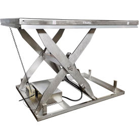 GoVets™ Stainless Steel Power Scissor Lift Table 72