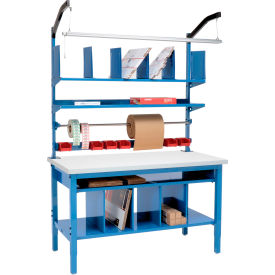 GoVets™ Complete Packing Workbench Laminate Square Edge 60