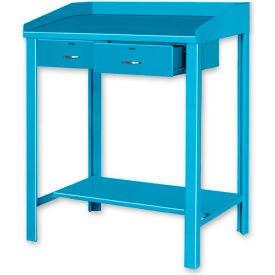 GoVets™ Shop Desk W/ 2 Drawers Sloped Surface 36