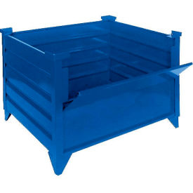 GoVets Stackable Steel Container Drop Gate 48