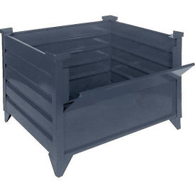 GoVets Stackable Steel Container Drop Gate48