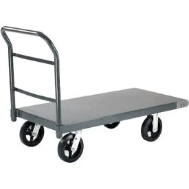 GoVets™ Steel Deck Platform Truck 72 x 36 2400 Lb. Capacity 8