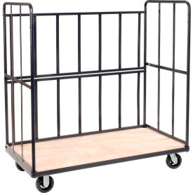 GoVets™ 3 Sided Steel Truck 2 Shelves 1240 lb. Capacity 60