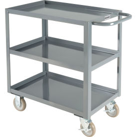 GoVets™ Welded Steel Utility Cart w/3 Tray Shelves 1200 lb. Cap 30
