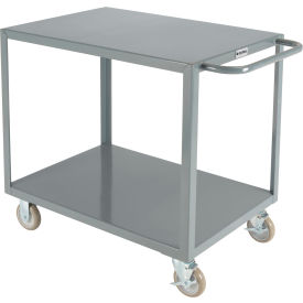 GoVets™ Welded Steel Utility Cart w/ 2 Shelves 1200 lb. Cap 36