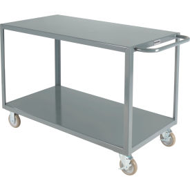GoVets™ Welded Steel Utility Cart w/2 Shelves 1200 lb. Cap 48