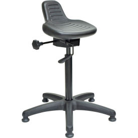 Interion® Ergonomic Standing Stool 250 Lb. Capacity Black 005571