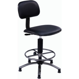 Interion® Office Stool - Vinyl - 21