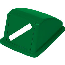 GoVets™ Recycling Paper Lid Green 593GN260