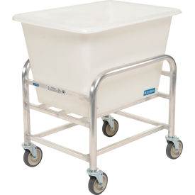 GoVets™ Bulk Mover Cart with White Tub 6 Bushel 32-1/4