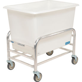 GoVets™ Bulk Mover Cart with White Tub 8 Bushel 36-1/4