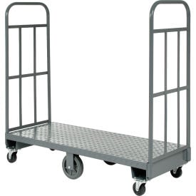 GoVets™ Steel Deck Narrow Aisle U-Boat Platform Truck 60