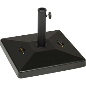 GoVets™ Umbrella Base - Concrete - 88 Lbs. - Black 475695