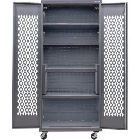 GoVets Configurable Ventilated Mobile Shelf Cabinet 36