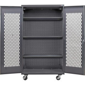 GoVets Configurable Ventilated Mobile Shelf Cabinet 48
