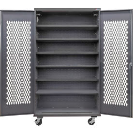 GoVets Configurable Ventilated Mobile Shelf Cabinet 48