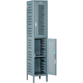 GoVets™ Capital® 2-Tier 2 Door Ventilated Locker 15