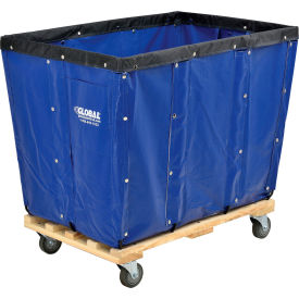 GoVets™ KD 16 Bushel Blue Vinyl Basket Bulk Truck 358BL800
