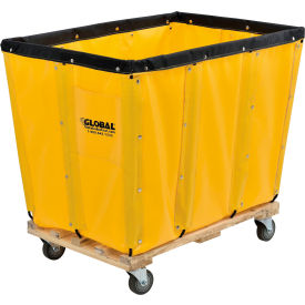 GoVets™ KD 16 Bushel Yellow Vinyl Basket Bulk Truck 358YL800