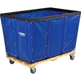 GoVets™ KD 20 Bushel Blue Vinyl Basket Bulk Truck 360BL800