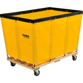 GoVets™ KD 20 Bushel Yellow Vinyl Basket Bulk Truck 360YL800