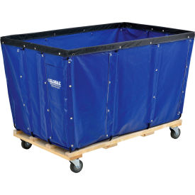 GoVets™ KD 24 Bushel Blue Vinyl Basket Bulk Truck 362BL800