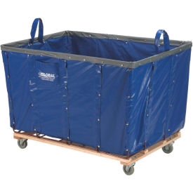 GoVets™ Best Value 20 Bushel Blue Vinyl Basket Bulk Truck 985BL241